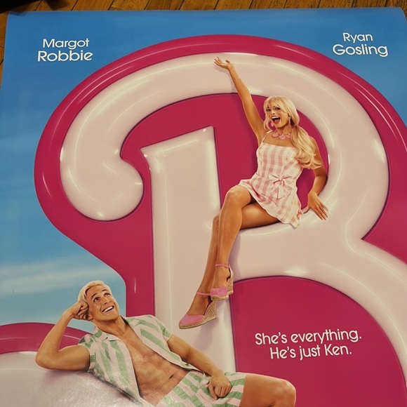 BARBIE World Double Sided DS Official Movie poster 27x40 ‘ Im Just Ken ‘ - Picture 4 of 9